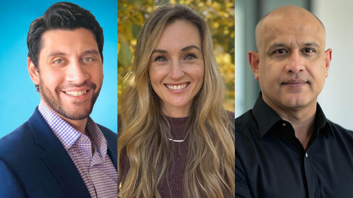 (L-R) Dominic Constandi, Kenna Hilburn and Tom Sharma